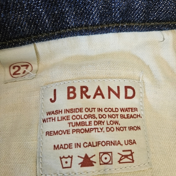 J Brand Suzuki Stinson side knee patch Denim Motorcycle Skinny Stretch Jeans EUC - Picture 2 of 11